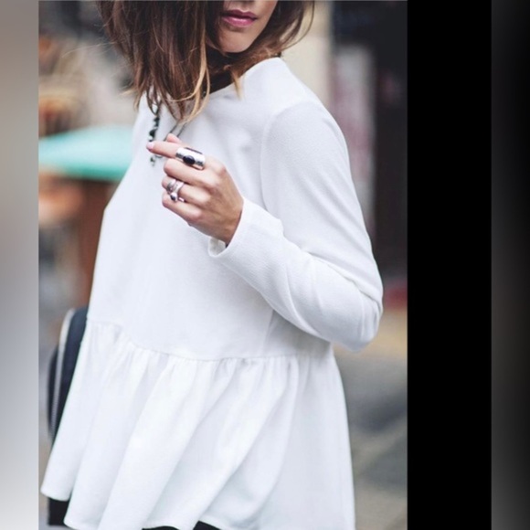 Mademoiselle D Lola Peplum Top - Picture 1 of 7